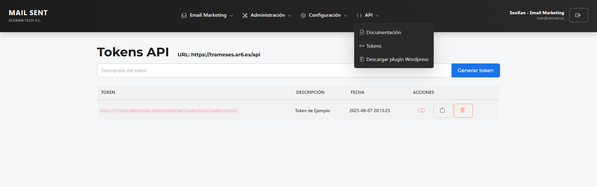 api mailsent